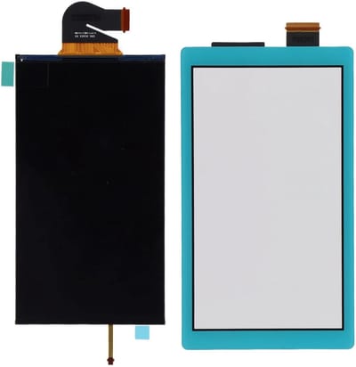Vervangingsscherm voor Switch Lite - LCD Display, Digitale Touchscreen en Reparatie Tools Kit in Nautical Blue