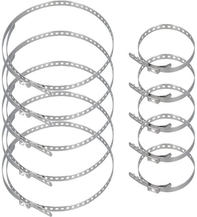 Allecto - Jubilee-clips - Slangklemmen - Kwaliteit - Zilver