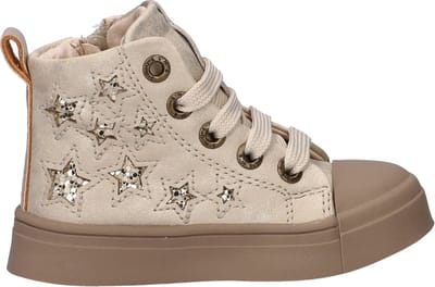 Veterschoenen | Meisjes | Gold | Leer | Shoesme | Maat 22