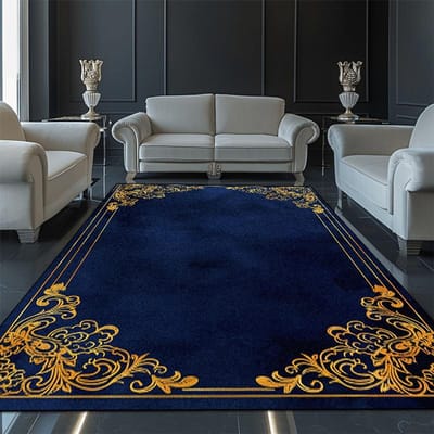 Luxe Goud Grote Tapijten voor Woonkamer Europa Amerika Villa Hal Tapijt Decoratie Bank Kleed Antislip Koffietafels Mat 140*200cm