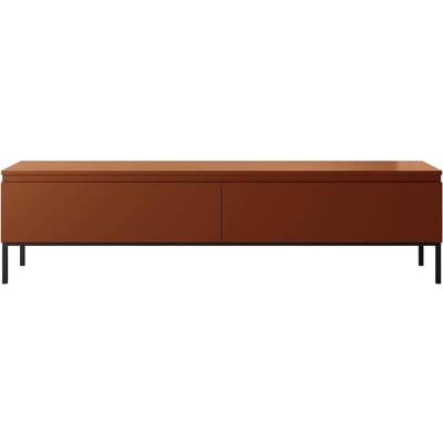 Selsey Bemmi - RTV 175 cm - Baksteenrood met zwarte poten