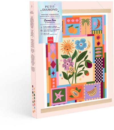 La Petite Epicerie Diamond Painting Kit "Cosmo Sun" 329g H33xW25.5xL3.5cm Creatieve | Hobbyset | kinderen en volwassenen