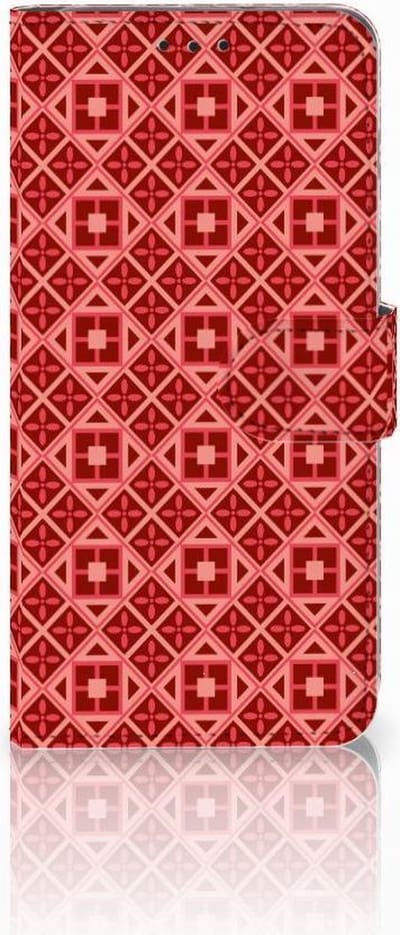 Samsung Galaxy S10 Plus Telefoon Hoesje Batik Rood