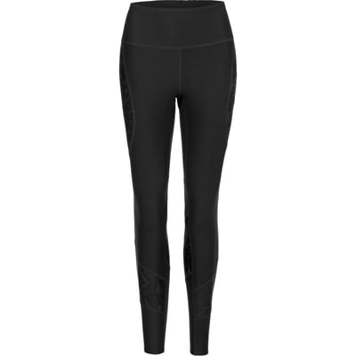 Puma Run All Over Print Brushed Ultraform Highwaist FL Hardlooplegging Dames-Zwart