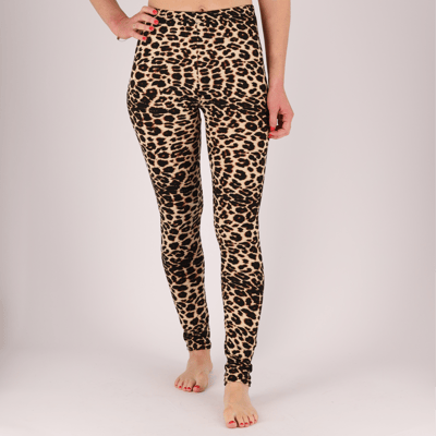 Leopard legging dames - Velvet - Leggings - Legging dames volwassenen - Panter legging - Legging dames katoen