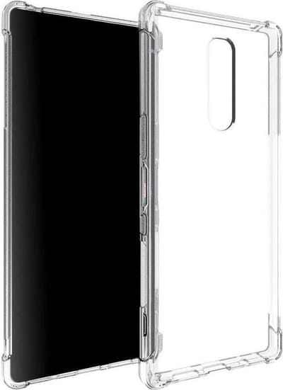 DrPhone XZ4 TPU Hoesje - Siliconen Bumper Case met Verstevigde randen – Transparant
