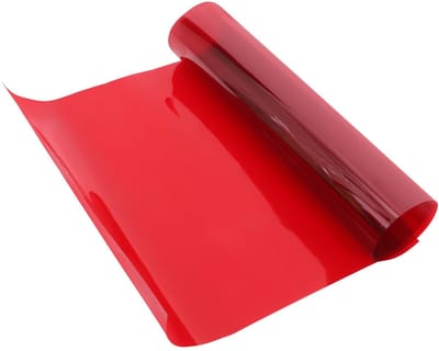 Dailygoods - Zonsondergang Film - Lichtfilter - Transparant - Rood Gel Filter - Perfect voor Fotografie - Geschikt voor Huisdieren