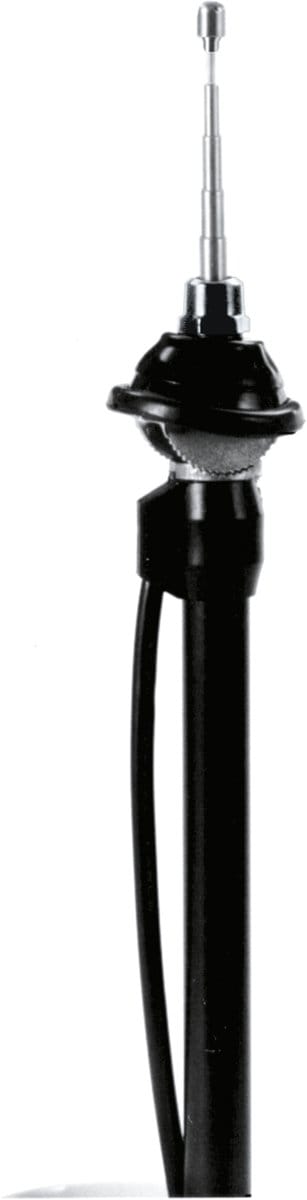 Carpoint Telescoopantenne 100 cm – 4 Secties – Chroom – Verstelbaar 0-30° – Inzinkbaar – Verbeterde Radio Ontvangst