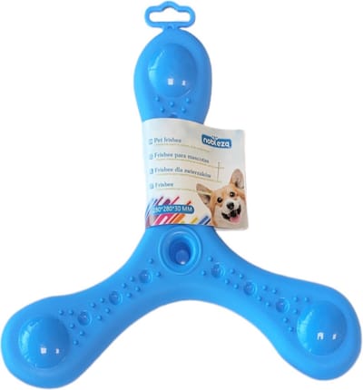Nobleza Apporteer hondenspeelgoed - Diameter 28 cm - Puppyspeelgoed - Apporteerspeelgoed - Frisbee - Honden frisbee - Frisbee hond - Blauw