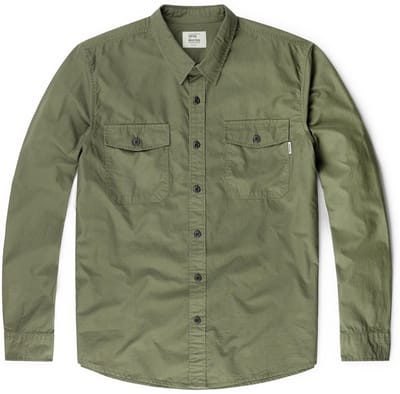 Vintage Industries Overhemd Boston -shirt Dark Olive