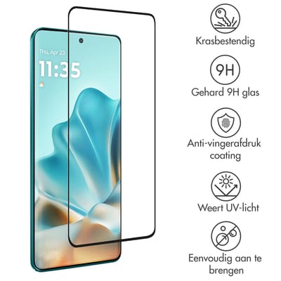 Accezz Screen Protector - Geschikt voor Motorola Edge 60 Fusion - Gehard Glas Screenprotector