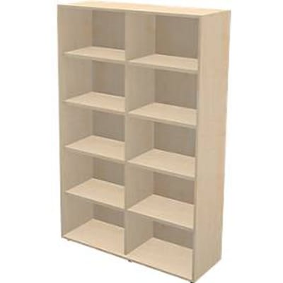 Schäfer Shop Genius Boekenkast TETRIS WALL - 5 OH - B 1200 x D 420 x H 1880mm - ahorn decor