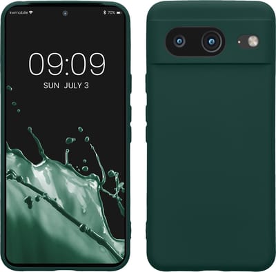 kwmobile telefoonhoesje geschikt voor Google Pixel 8 - Hoesje voor smartphone - Precisie camera uitsnede - TPU back cover in mosgroen