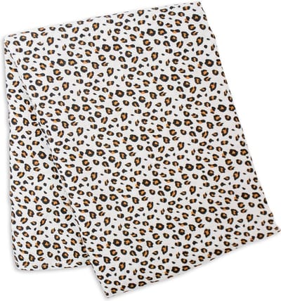 Lulujo - hydrofiele doek - swaddle - bamboo - 120x120 cm - Leopard