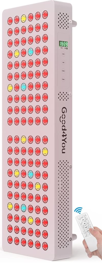 Good4You Red Light Therapy - 7 Golflengten - Afstandsbediening - LED Infraroodlamp - Infraroodtherapie - Rood licht therapie - Collageen Lamp - Fibromyalgie - Lichttherapie
