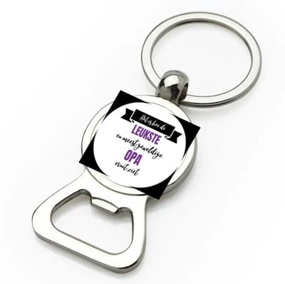 Akyol - meest geweldige opa flesopener - Opa - beste opa - verjaardagscadeau - cadeau voor opa - kado - 9 bij 3 cm