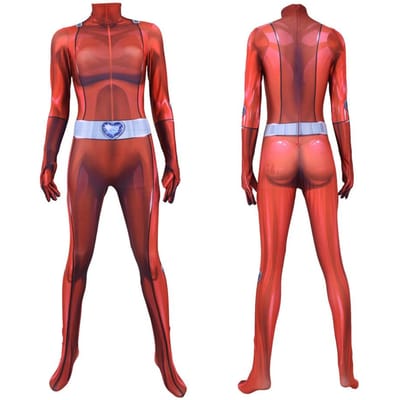 Costume Cosplay Totally Spies pour Femmes Adultes Impression 3D Clover Ewing Combinaison Zentai Halloween Alexandra Combinaison Cosplay Height 180cm