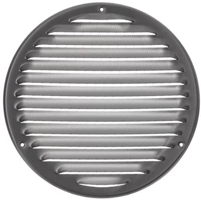 Roestvrijstalen Ventilatierooster Ø 200 mm met Insectenbescherming - Perfect voor Ventilatie