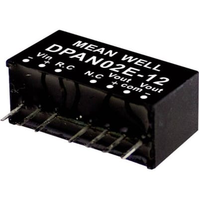 MEAN WELL DPAN02A-15 DC/DC-convertermodule 67 mA 2 W Aantal uitgangen: 2 x Inhoud 1 stuk(s)