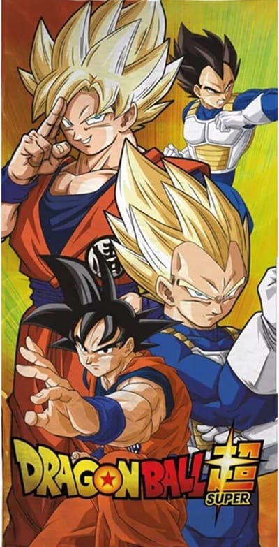 DRAGON BALL S - Super Saiyan - Beach Towel 100% Cotton - 70x140cm