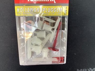 Hollewandplug. DeltafiX. 12/16mm gipsplaat. 6 stuks. Kunststof.