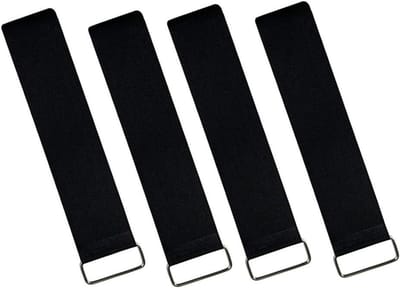 Pedaal Riemen - Oefenmachine Riemen - Been Oefeningen - Universele Compatibiliteit - 19 x 11 x 2 cm - Zwart