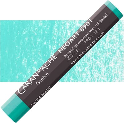 Caran d'Ache Neoart Permanent Wax Oliepastel - Light Malachite Green (181)