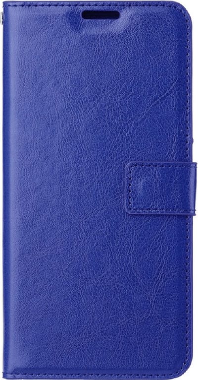 LuxeBass Hoesje geschikt voor Samsung Galaxy S8 Plus - Blauw - Boekhoesje met kaartvakken gsm hoesje - telefoonhoes - telefoonhoesjes