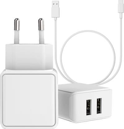 Usb Adapter 12w + usb C Kabel 2M - Oplader voor a15 a17 a23 a24 a25 a26 a33 a34 a35 a36 a54 a55 a56
