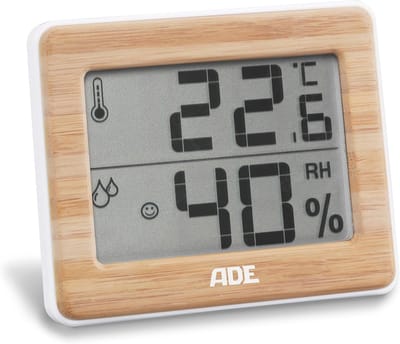 Digitale Thermometer en Hygrometer voor Binnen - Bamboe Luchtvochtigheidsmeter
