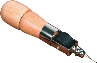 Naaiaag - Handnaaimachine - Kleine reparaties - Natuurlijk hout - 165 cm - Bruin