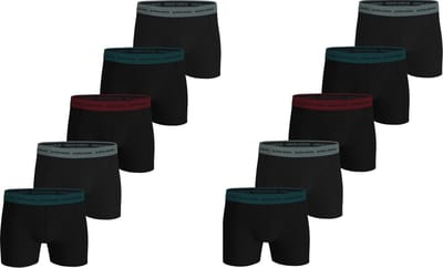 Björn Borg - Premium - 10-Pack - Boxershorts - Heren - Onderbroeken - Smalle Band - Zwart - Maat M