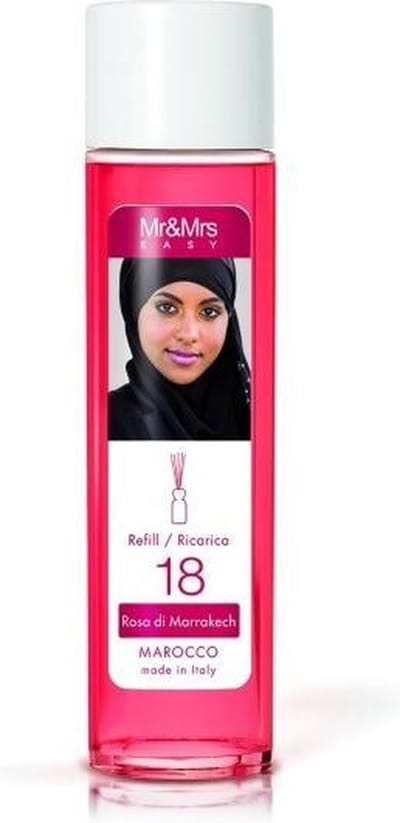 Navulling - Mr & Mrs Fragrance - Easy - nr 18 - rose of morocco - 260 ml