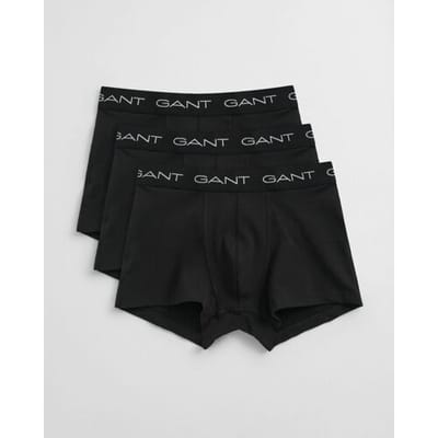 Gant Boxershorts Trunk 3-Pack Zwart - Maat M - Heren