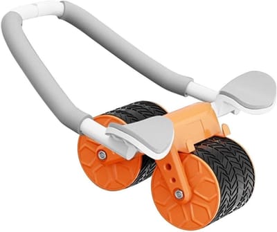 Buikspierroller - Core trainer - Krachtige core training - Automatische rebound - 35x15cm - Oranje