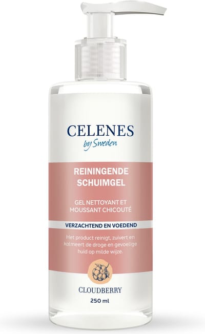 Celenes by Sweden Cloudberry Reinigende Schuimgel - 250ml - Voor Droge en Gevoelige Huid