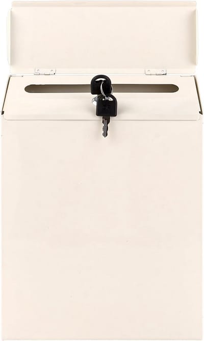 Brievenbus - Postbak - Wandmontage - Met naamplaatje en kijkvenster - 22 x 65 x 29 cm - Antraciet