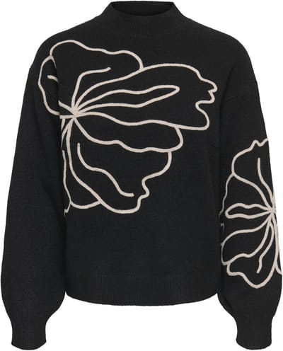 JDY - JDYJELLA L/S FLOWER PULLOVER KNT NOOS Dames Vest