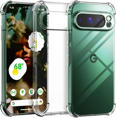 Transparant Hoesje Geschikt voor Google Pixel 9 Pro XL | Schokbestendig TPU | Back Cover | Dun | Flexibel | Shockproof | Doorzichtig