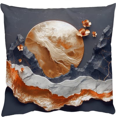 Sierkussens - Kussentjes Woonkamer - 50x50 cm - Kunst - Goud - Modern - Abstract