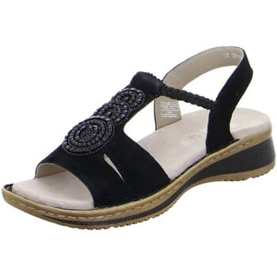 Ara -Dames - zwart - sandalen - maat 40