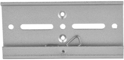 aladdien - 35mm aluminium din rail klem - Vaste montage clip - Wit - Sterk en duurzaam - Geschikt voor montage relais - Ideaal voor elektrische inst..