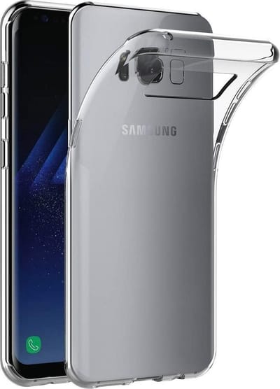 Soft Backcover Hoesje Geschikt voor: Samsung Galaxy S8 - Silicone - Transparant