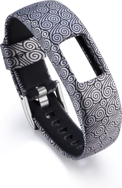 By Qubix - Siliconen sportbandje - Draw Design - Geschikt voor Garmin Vivofit 4