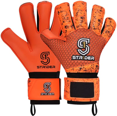 Str1der Core keepershandschoen | Oranje | Maat 8