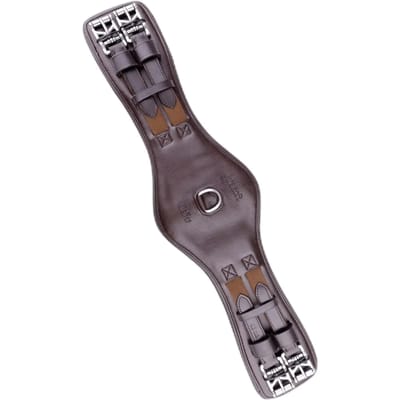 Leren zadelriem Kieffer Ultrasoft® with ring