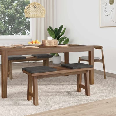 vidaXL - Bankkussen - 4 - st - Kunstleer - Zwart - Diepte - 35 - cm