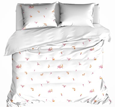 De Witte Lietaer Dekbedovertrek Fiorello Sunkiss - 240 x 220 + 2 st. 60 x 70 cm - Katoen Satijn