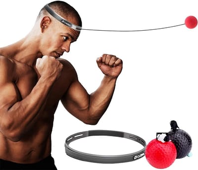 Box Reflex Bal - 2 Stuks - Box - Training - Thuis - Hoofd Reflexbal - Hoofdband - Workout - Boks - Kickboks - Vechtsport - Training - snelheid - Reflex Bal - Fitness