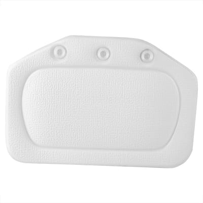 Comfortabel badkussen met zuignappen voor ontspanning, zacht PVC-schuim, nek- en schoudersteun, ideaal voor spa en wellness